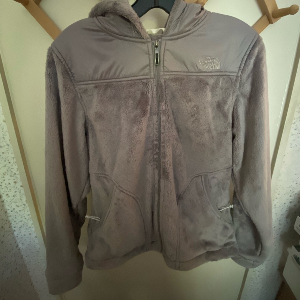 New authentic The North Face women Taupe Fleece Jacket